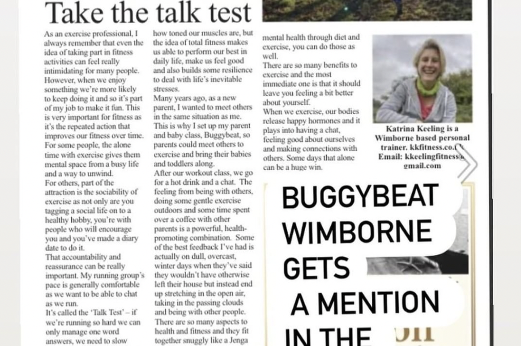 Buggy Beat Wimborne featured in Stour and Avon Magazine