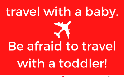Our top tips to travelling with a toddler